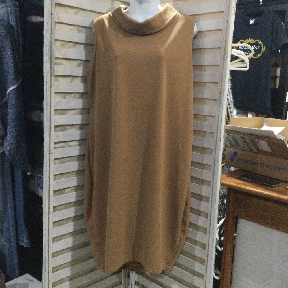 Italian Cowl Shift Dress